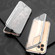 iPhone 11 Pro Max Ultra Slim Double Sides Magnetic Adsorption Angular Frame Tempered Glass Magnet Flip Case - Silver