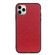 iPhone 11 Pro Max Litchi Texture Genuine Leather Folding Protective Case - Red