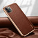 iPhone 11 Pro Max SULADA Litchi Texture Leather Electroplated Shckproof Protective Case - Brown