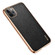 iPhone 11 Pro Max SULADA Litchi Texture Leather Electroplated Shckproof Protective Case - Black