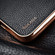 iPhone 11 Pro Max SULADA Litchi Texture Leather Electroplated Shckproof Protective Case - Black