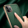 iPhone 11 Pro Max SULADA Litchi Texture Leather Electroplated Shckproof Protective Case - Green