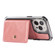 iPhone 11 Pro Max Wallet Card Shockproof Phone Case  - Rose Gold