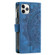 iPhone 11 Pro Max Multi-Card Totem Zipper Leather Phone Case - Blue