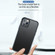 iPhone 11 Pro Max SULADA Luxury 3D Carbon Fiber Textured Shockproof Metal + TPU Frame Case  - Rose Gold