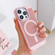 iPhone 11 Pro Max Grid Cooling MagSafe Magnetic Phone Case - Pink