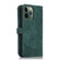 iPhone 11 Pro Max Dream 9-Card Wallet Zipper Bag Leather Phone Case - Green
