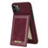 iPhone 11 Pro Max N.BEKUS Vertical Flip Card Slot RFID Phone Case  - Wine Red