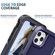 3 in 1 PC + TPU Phone Case with Ring Holder iPhone 11 Pro Max - Navy Blue