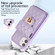iPhone 11 Pro Max Card Slot Leather Phone Case - Purple