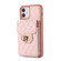 iPhone 11 Pro Max Card Slot Leather Phone Case - Pink