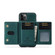 DG.MING M2 Series 3-Fold Multi Card Bag Back Cover Shockproof Case with Wallet & Holder Function iPhone 11 Pro Max - Green