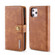 iPhone 11 Pro Max DG.MING Crazy Horse Texture Flip Detachable Magnetic Leather Case with Holder & Card Slots & Wallet  - Brown