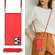 iPhone 11 Pro Max Cross-body Square Double Buckle Flip Card Bag TPU+PU Case with Card Slots & Wallet & Photo & Strap  - Red