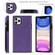 iPhone 11 Pro Max Cross-body Square Double Buckle Flip Card Bag TPU+PU Case with Card Slots & Wallet & Photo & Strap  - Purple