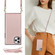 iPhone 11 Pro Max Cross-body Square Double Buckle Flip Card Bag TPU+PU Case with Card Slots & Wallet & Photo & Strap  - Rose Gold