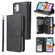 iPhone 11 Pro Max Zipper Wallet Bag Horizontal Flip PU Leather Case with Holder & 9 Card Slots & Wallet & Lanyard & Photo Frame - Black