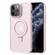 iPhone 11 Pro Max Skin Feel MagSafe Magnetic Holder Phone Case - Pink