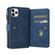 Skin Feel PU + TPU Horizontal Flip Leather Case with Holder & 15 Cards Slot & Wallet & Zipper Pocket & Lanyard iPhone 11 Pro Max - Blue