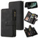 Skin Feel PU + TPU Horizontal Flip Leather Case with Holder & 15 Cards Slot & Wallet & Zipper Pocket & Lanyard iPhone 11 Pro Max - Black