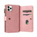 Skin Feel PU + TPU Horizontal Flip Leather Case with Holder & 15 Cards Slot & Wallet & Zipper Pocket & Lanyard iPhone 11 Pro Max - Pink