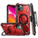 iPhone 11 Pro Max Armor Series MagSafe Magnetic Holder Phone Case with Back Clip - Red