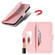 iPhone 11 Pro Max Cross Texture Lanyard Leather Phone Case - Pink