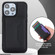 iPhone 11 Pro Max RFID Anti-theft Detachable Card Bag Leather Phone Case - Black