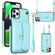 iPhone 11 Pro Max RFID Card Slot Phone Case with Long Lanyard - Mint Green