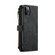 iPhone 11 Pro Max CaseMe-C30 PU + TPU Multifunctional Horizontal Flip Leather Case with Holder & Card Slot & Wallet & Zipper Pocket  - Black