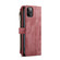 iPhone 11 Pro Max CaseMe-C30 PU + TPU Multifunctional Horizontal Flip Leather Case with Holder & Card Slot & Wallet & Zipper Pocket  - Red