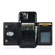 iPhone 11 Pro Max DG.MING M3 Series Glitter Powder Card Bag Leather Case - Black