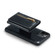 iPhone 11 Pro Max DG.MING M3 Series Glitter Powder Card Bag Leather Case - Black