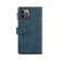 Retro Frosted Horizontal Flip Leather Case with Holder & Card Slot & Wallet & Zipper Pocket & Lanyard iPhone 11 Pro Max - Deep Green