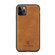 DG.MING M1 Series 3-Fold Multi Card Wallet  Back Cover Shockproof Case with Holder Function iPhone 11 Pro Max - Brown