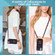 iPhone 11 Pro Max Rhombic Texture Card Bag Phone Case with Long Lanyard - Dark Purple