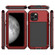 iPhone 11 Pro Max Metal Armor Triple Proofing  Protective Case - Red
