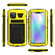 iPhone 11 Pro Max Shockproof Waterproof Dust-proof Metal + Silicone Protective Case with Holder - Yellow