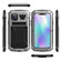 iPhone 11 Pro Max Shockproof Waterproof Dust-proof Metal + Silicone Protective Case with Holder - Silver