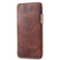 iPhone 11 Pro Max Denior Oil Wax Top Layer Cowhide Simple Flip Leather Case - Brown