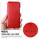 iPhone 11 Pro Max Fierre Shann Business Magnetic Horizontal Flip Genuine Leather Case  - Red