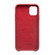 iPhone 11 Pro Max QIALINO Shockproof Cowhide Leather Protective Case - Red