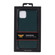 iPhone 11 Pro Max Mesh Texture Cowhide Leather Back Cover Semi-wrapped Shockproof Case  - Dark Green