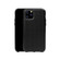iPhone 11 Pro Max Mesh Texture Cowhide Leather Back Cover Semi-wrapped Shockproof Case  - Black