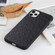 iPhone 11 Pro Ostrich Texture Genuine Leather Protective Case  - Black