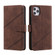 iPhone 11 Pro Skin Feel Business Horizontal Flip PU Leather Case with Holder & Multi-Card Slots & Wallet & Lanyard & Photo Frame  - Brown