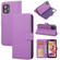 iPhone 11 Pro Cross Texture Detachable Leather Phone Case - Purple