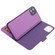 iPhone 11 Pro Cross Texture Detachable Leather Phone Case - Purple