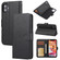 iPhone 11 Pro Cross Texture Detachable Leather Phone Case - Black