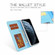 iPhone 11 Pro Cross Texture Detachable Leather Phone Case - Blue